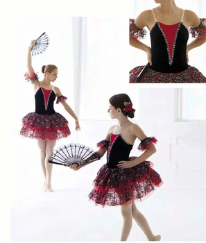 

Adult Children Of Foreign Trade Of The Original Single Europe America New Female Practicing Ballet Skirt Costumes Stage Clothes