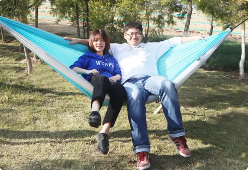 Hanging bed single double parachute cloth student dormitory swing adult mountaineering recreational chair free shipping