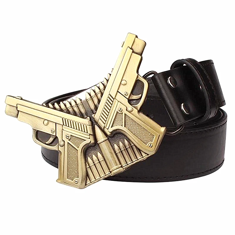 Golden gun Novelty cigarette lighter belt men