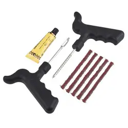 Cimiva Новый Автомобиль Велосипед Авто бескамерная шина прокол Plug Repair Tool Kit Детская безопасность 5 полосы 0.35jcQL645