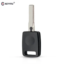 KEYYOU-funda para llave de coche, transpondedor, carcasa Fob para Audi A4, A4L, A6, A6L, A3, Q3, nueva