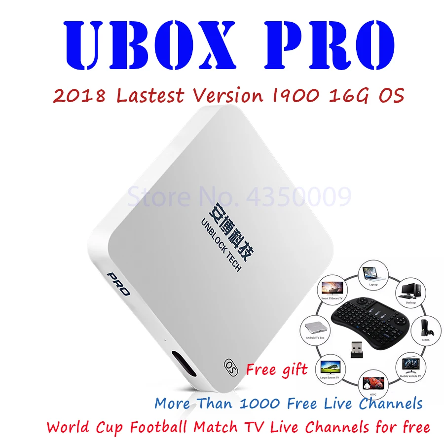 

Unblock Tech UBOX PRO OS Ubox UBOX4 PRO Android IPTV Bluetooth HD 1080P 4K UBTV IPTV Smart TV