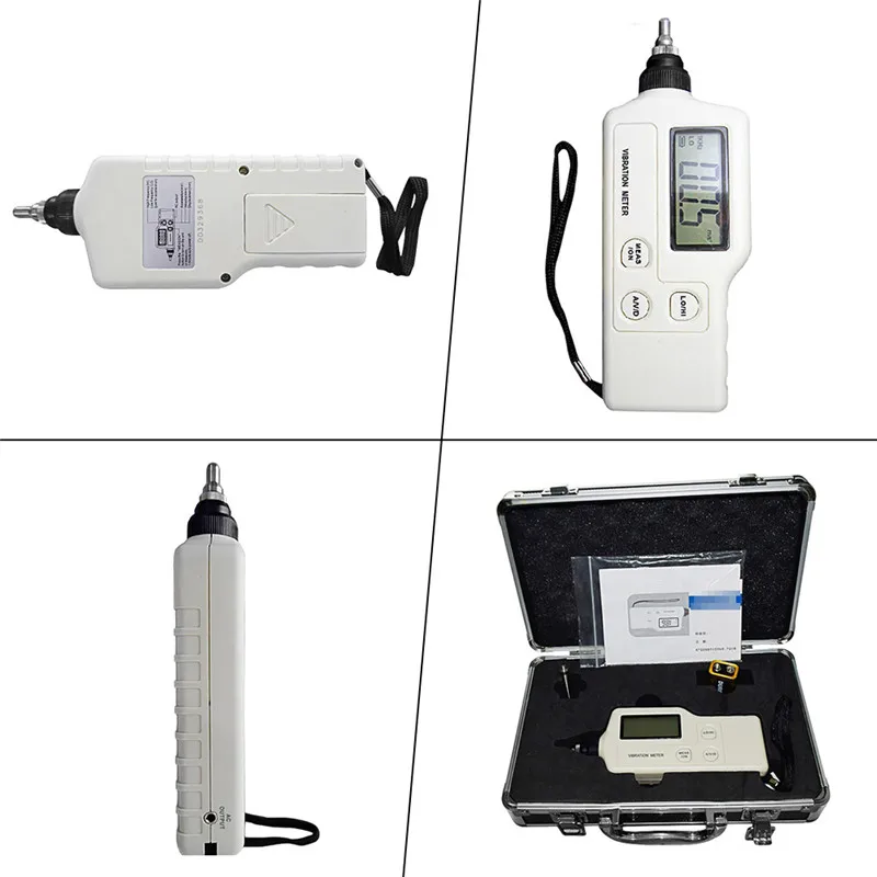Digital Vibration Meter Pocket Vibrometer Tester Gauge Analyzer Measure High Precision Sensitivity Accelerometers Tools EM63A (6)