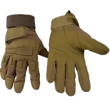 Спорт на открытом воздухе полный палец перчатки тактические для страйкбола, охоты, езды на велосипеде, мотоцикле и военные защитные перчатки противоскользящие армейские рукавицы