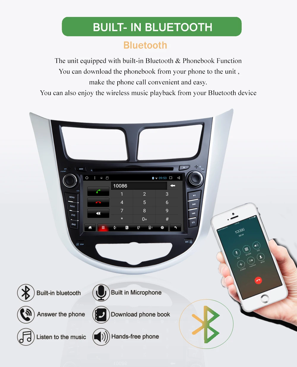 Flash Deal BONROAD Octa Core 1024*600 Android 8.1 Car DVD GPS Player For Solaris Verna Accent Car PC Headunit Radio Video Player Navigation 10 Flash Deal BONROAD Octa Core 1024*600 Android 8.1 Car DVD GPS Player For Solaris Verna Accent Car PC Headunit Radio Video Player Navigation 10