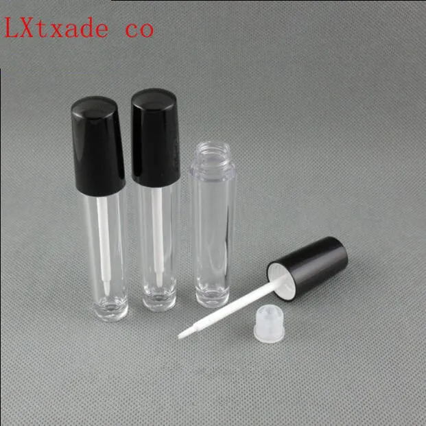 

50 pcs Free Shipping New Style 6ml Lucency Empty Lip Gloss Containers Lip Balm Lipstick Lip oil Tubes Bottle Wholesale Retail