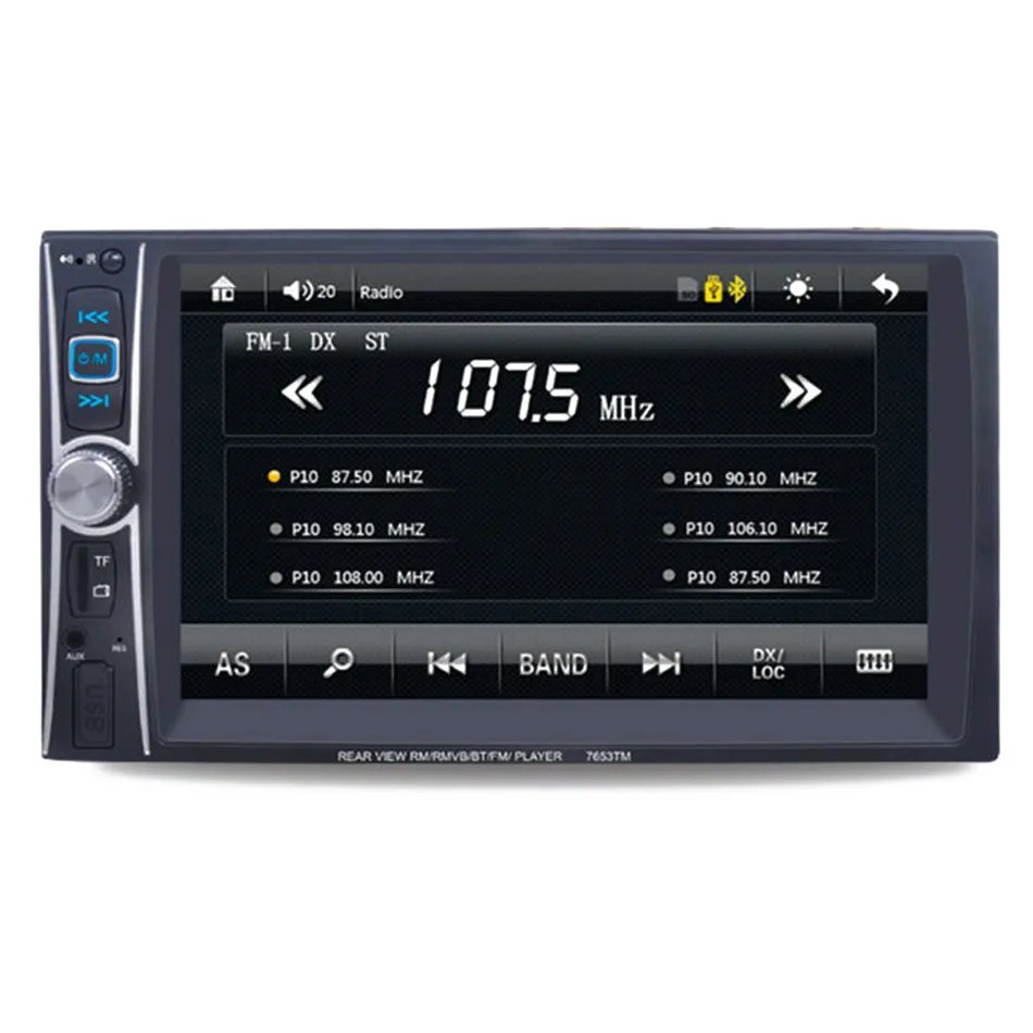 6,6 дюйма FM/USB/AUX Авто Bluetooth MP4/MP5 плеер заднего вида Камера автомобиля Универсальный видеоплеер для аксессуары Muisic плеер