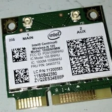 Wifi для intel центрино беспроводной-N105 105BNHMW 150 Мбит/с FRU: 04W3772 Половина мини PCI-e WLAN Беспроводная карта для thinkpad M92SZ EDGE72