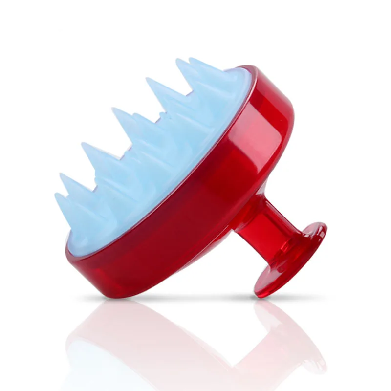 

Spa Massage Brush Silicone Head Body Shampoo Scalp Comb Hair Washing Shower Brush TSH Shop