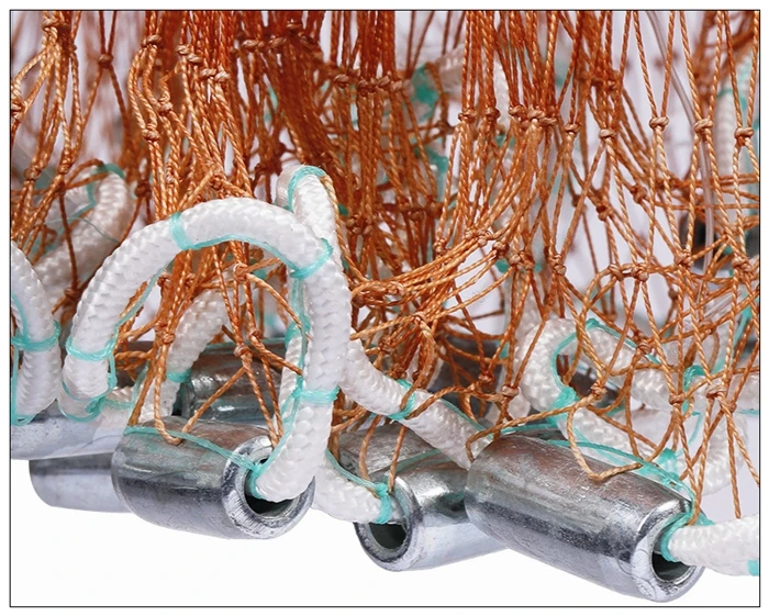 Finefish многофиламентные накидные сети с кольцом сильная ловля рыбы сеть Открытый ручной бросок рыболовные сети маленькая сетка Gill сеть