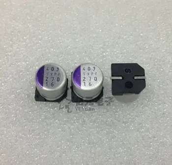 

20PCS 16v270uf 8x7 Solid-state capacitors 16SVPF270M 8*7