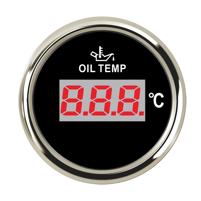 52 мм Датчик температуры масла мотоцикла 12 В 24 в красный указатель 50-150 градусов для автомобиля лодки авто двигатель грузовик Цельсия