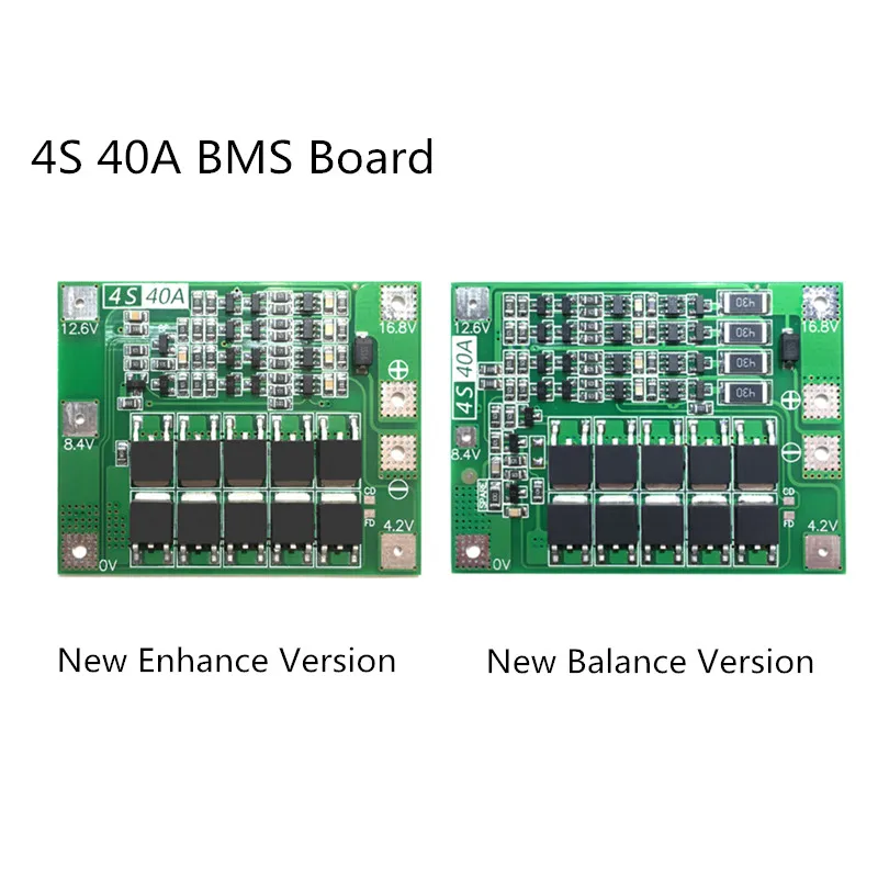 4S 40A литий ионный Батарея защиты и управления 18650 Зарядное устройство pcb BMS для