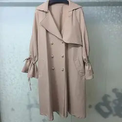 Высокое качество Брендовое пальто женское двубортное модное с круглым вырезом клетчатая верхняя одежда смесовая куртка для женщин