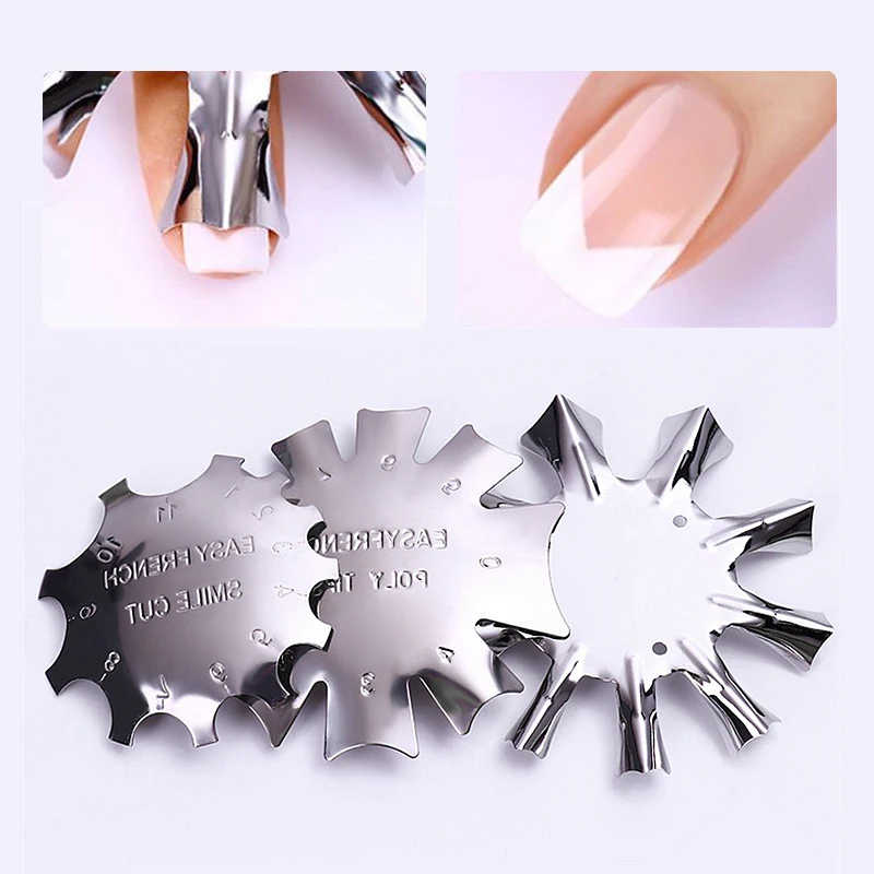 NEW 3 Styles French Manicure Nail Art Tool Edge Trimmer French Smile ...