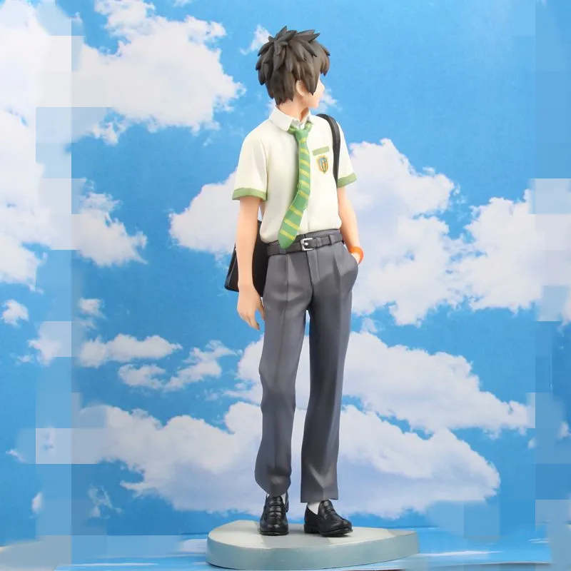 22-23 см 2 шт./лот ПВХ японского аниме figur kimino na wa Miyamizu Mitsuha ваше имя Tachibana Taki фигурка модель