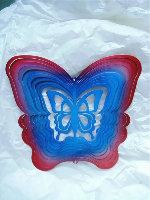 

12 INCHES 3D WIND SPINNER(made from metal sheet)