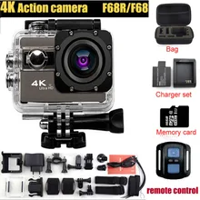 F68/F68R Действий Камеры Новатэк 96660 4 К 24FPS 20MP Голос Оповещения Ночная Съемка WI-FI видео Камеры Дистанционного Управления мини-Камера