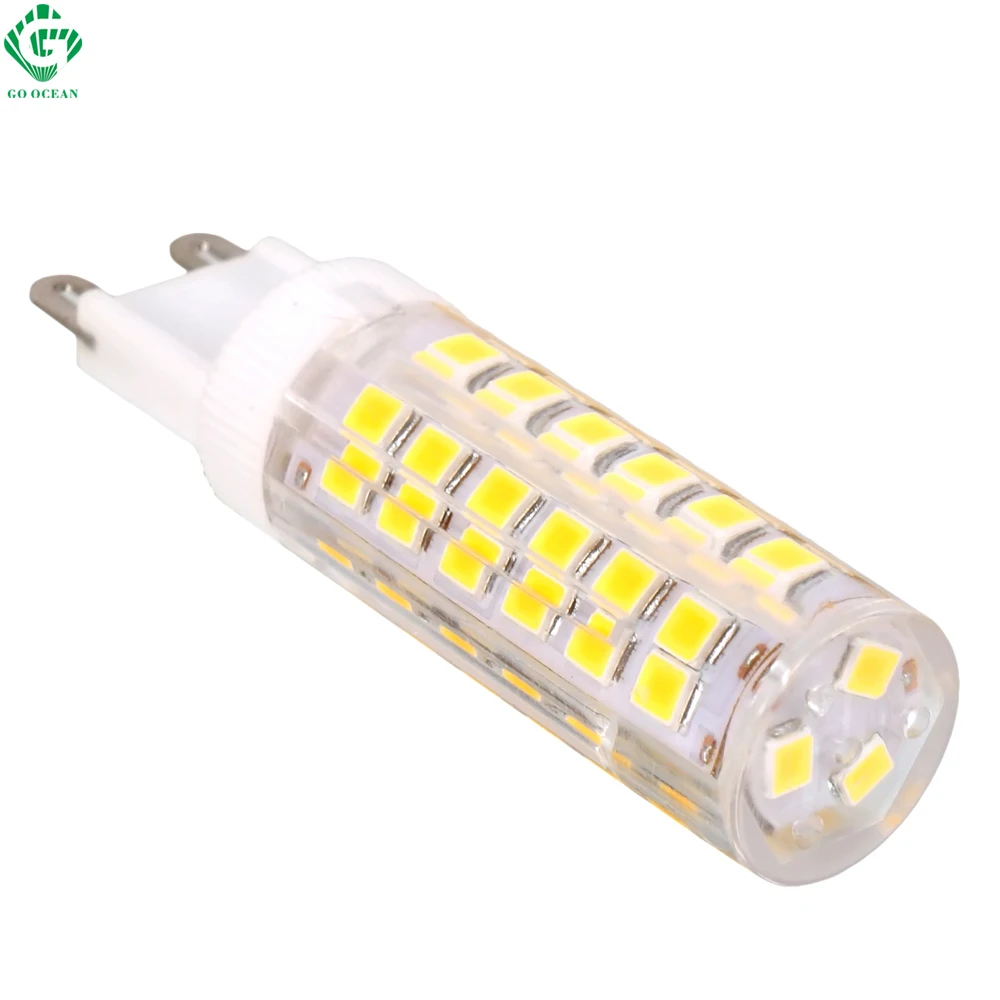 Buy LED Lamp G9 9W Bulb SMD 2835 Ceramic Lights Corn Led Bulbs 75 Leds