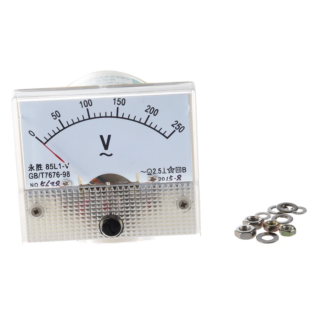 85L1 AC 0 250V Rectangle Analog Volt Panel Meter Gaugein Voltage