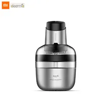 Xiaomi Deerma нержавеющая сталь электрическая мясорубка овощи фрукты 1.8л тройной ударопрочный низкий шум защита безопасности