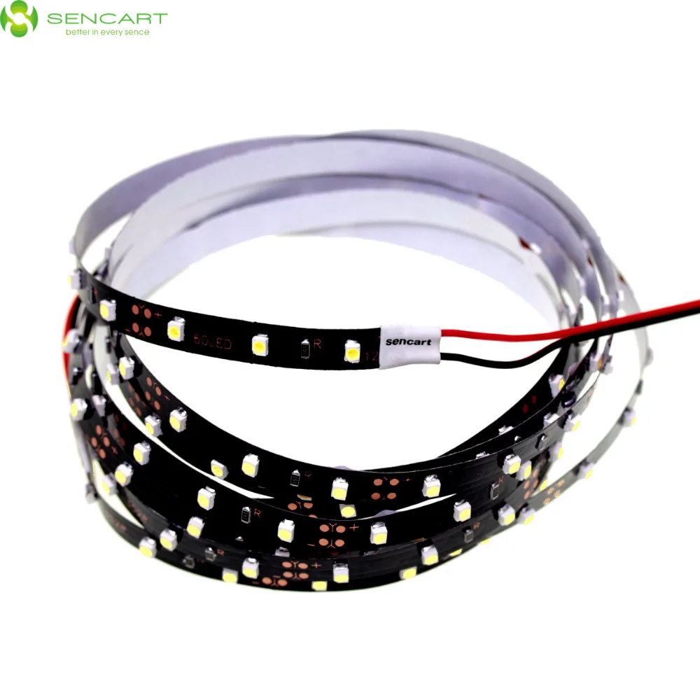 Sencart 1 M 2M 3M 4M 5M 3528/2835SMD 60 светодиодный/1 метр Белый 6000-6500K Светодиодная лента DC12V |