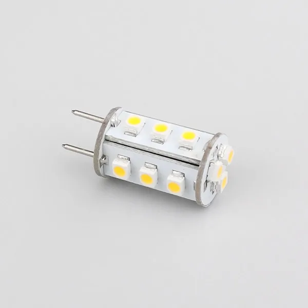 12VDC GY6.35 LED G6.35 Светодиодная лампа Y6.35 1 Вт 15 светодиодов 3528SMD Коммерческая