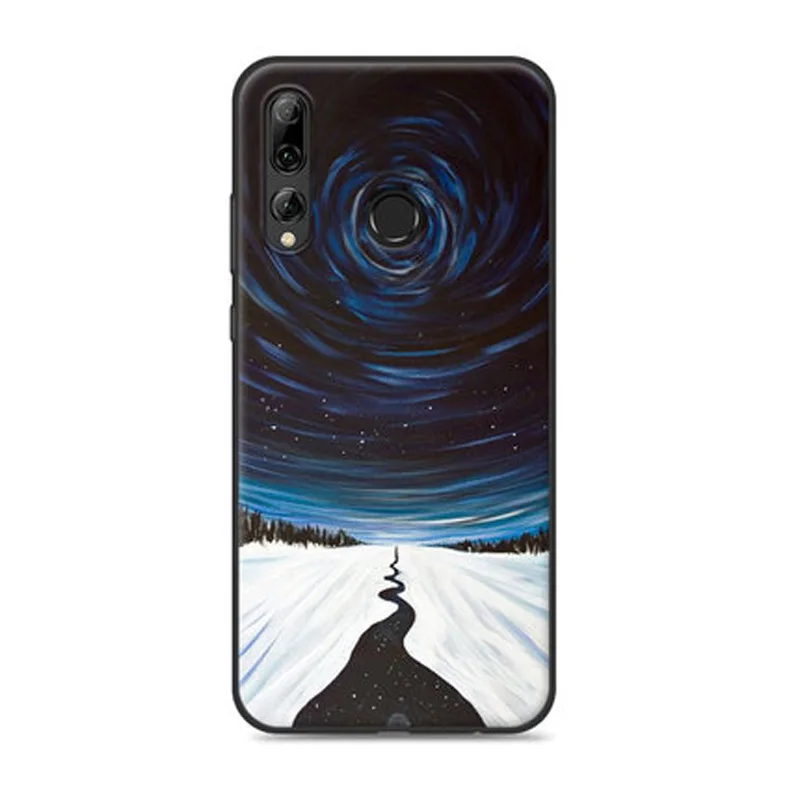 Силиконовый чехол для huawei P Smart plus чехол Ретро окрашенный мягкий TPU чехол для телефона P Smart+ защитный корпус 6,21"