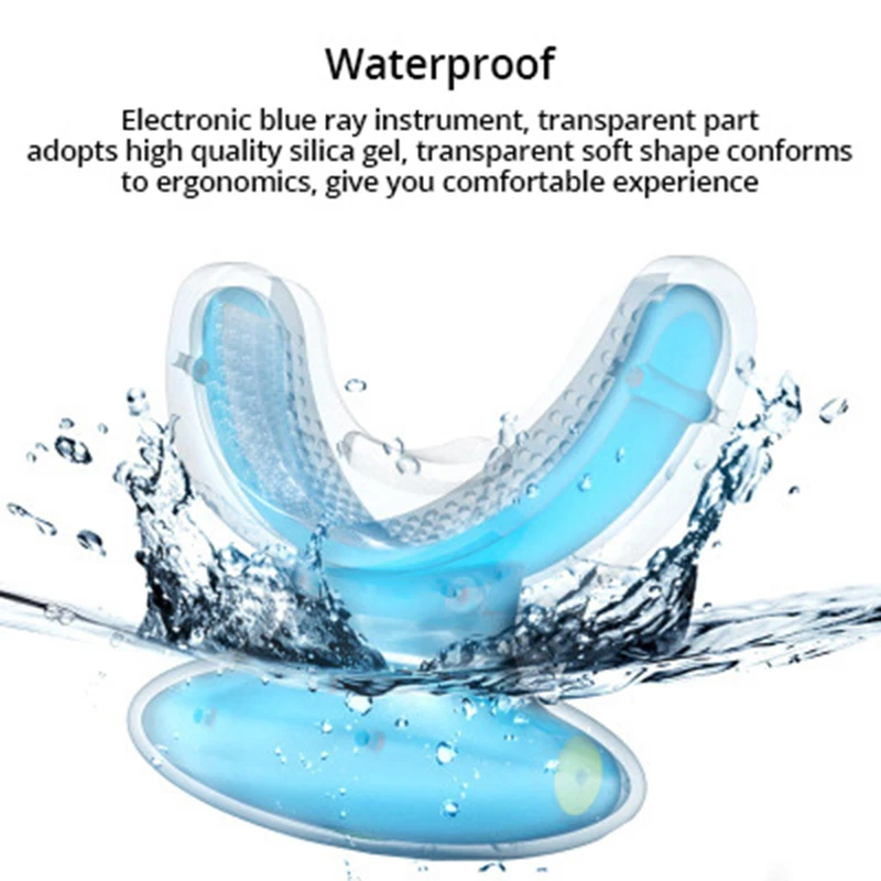 

Portable Teeth Whitening Light Hight Blue Cool Light Tooth Whitening Vibration Accelerator Teeth Tartar Remover Oral Care