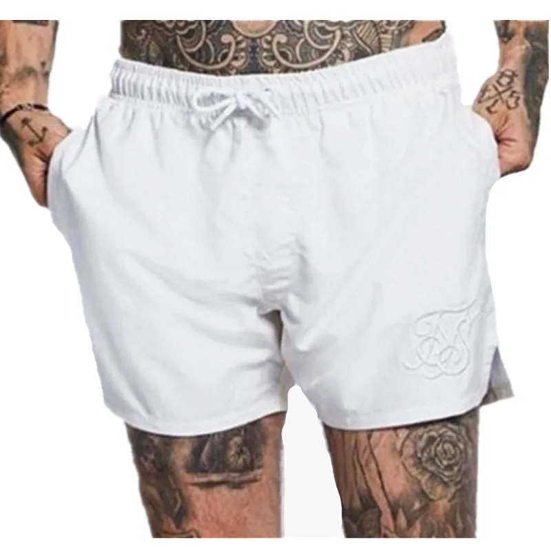 

New arrival Summer Men Beach Shorts compression Fast drying Shorts Gyms Bodybuilding Joggers Casual Slim fit Fashion Sweatpants