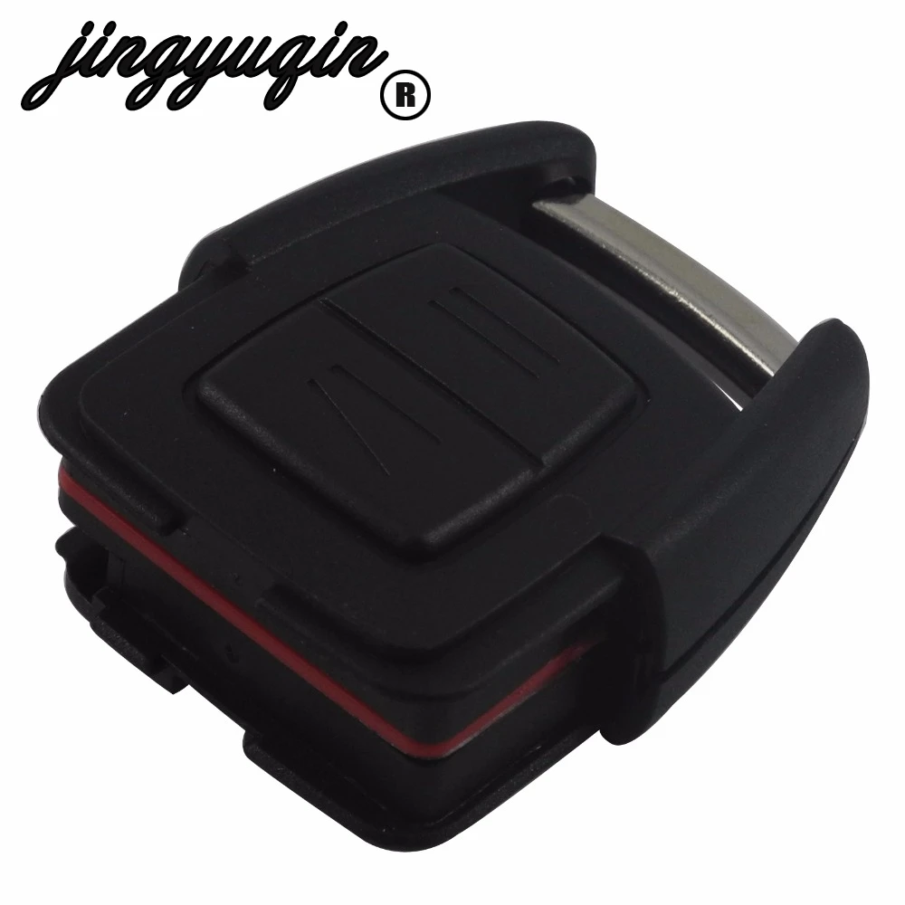 

jingyuqin 2 Buttons Remote Car Key Shell case for Vauxhall Opel Astra Zafira Omega Vectra No Chip Uncut Blade Car Key shell