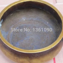 Xd 001274 " Китай бронза свинка скульптура Зверь FOO DOG ЛЕВ Водолей Горшок JAR кадило