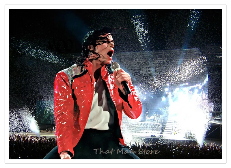 Майкл Джексон, плакат, четкое изображение, наклейки на стену, украшение дома, хорошее качество, принты, белая бумага с покрытием, домашний арт, бренд 42*30 см - Цвет: Серый