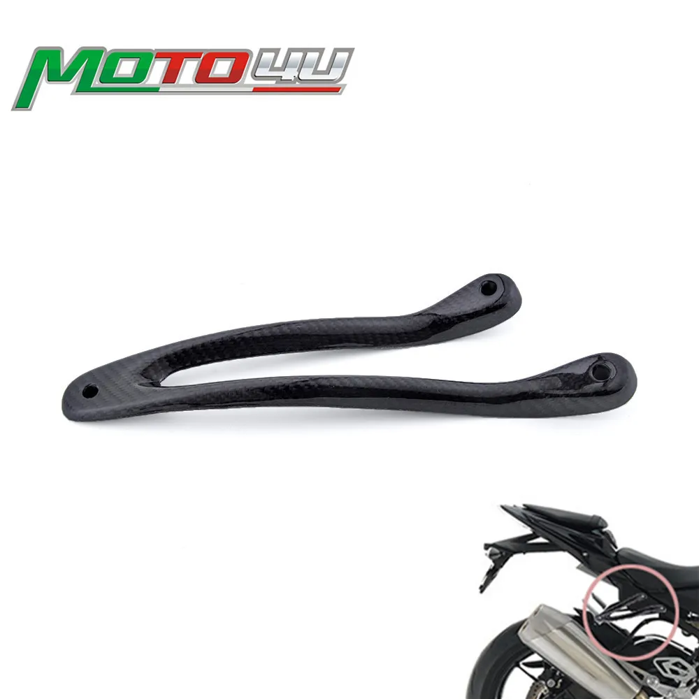 100 Carbon Fiber 3K Motorcycle Exhaust Hanger Bracket For BMW S1000RR