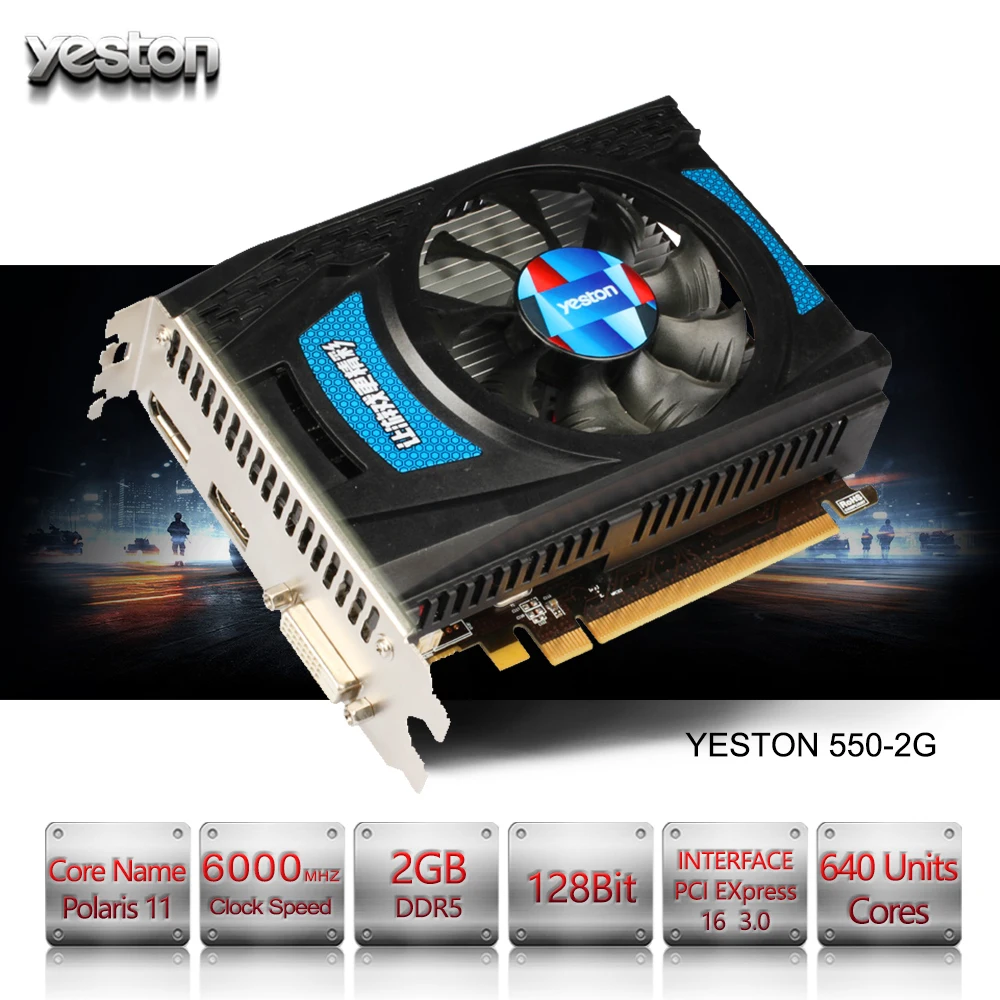 yeston radeon rx 550