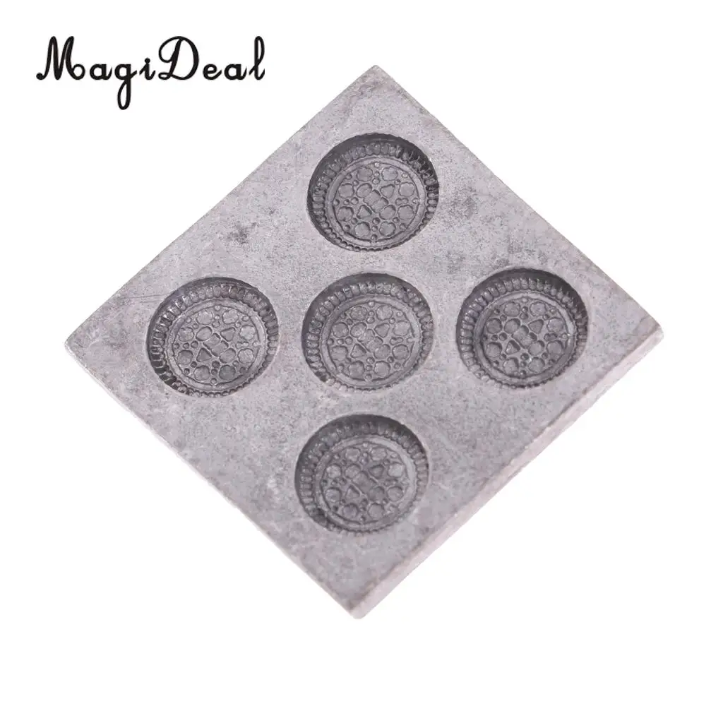 1/12 Scale Kitchenware Cookie Mould Kitchen Tools Kit Miniature Model for Dollhouse Kitchen Decor Accs Children Toys