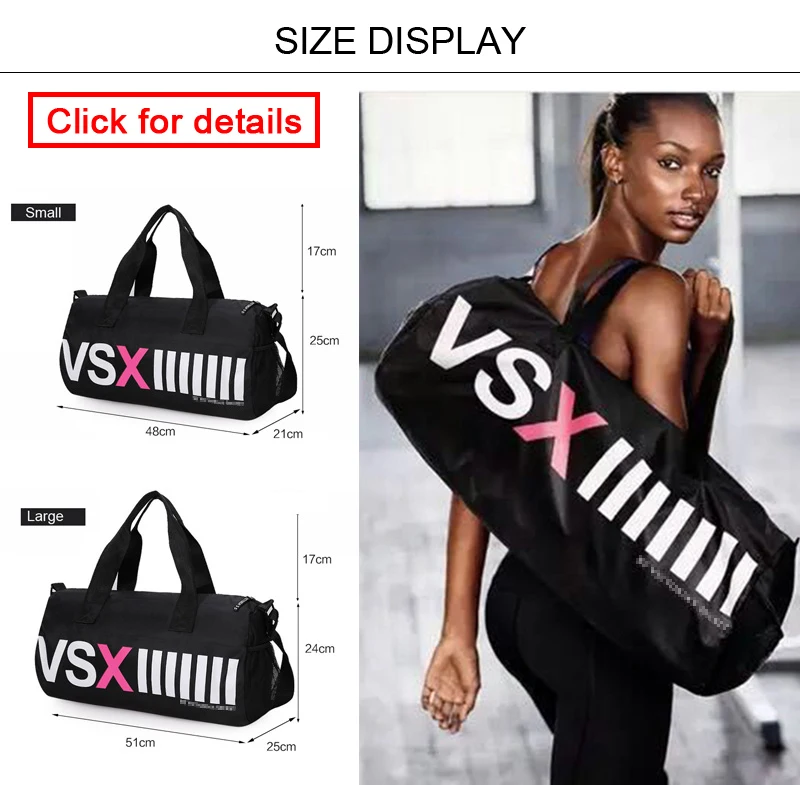 Pink/gray/black Women Men Gym Bag Fitness Shoulder Gird Strip Travel Bag Outdoor Yoga Bag With Shoes Storage Sac De Sport