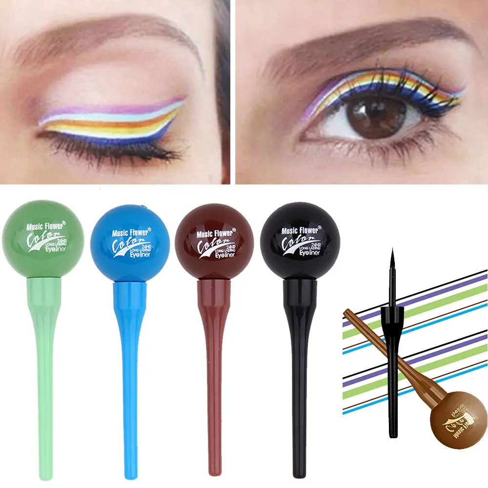 Colorful Liquid Eyeliner Matte Tint Long Lasting Waterproof Makeup Easy To Wear Eye Liner Liquid Cosmetics Smooth Tool