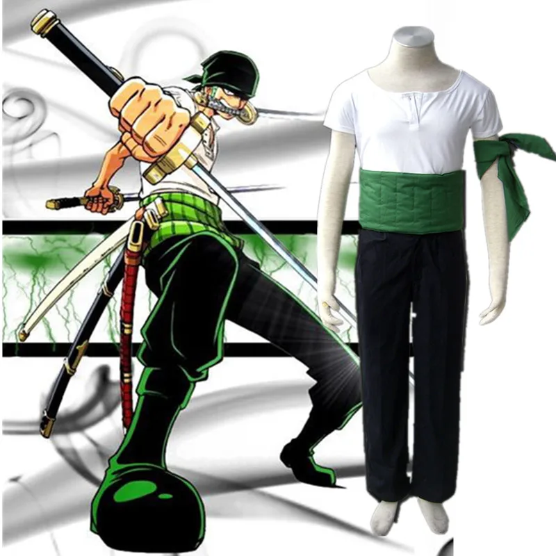 

Anime One Piece Roronoa Zoro Cosplay Costume Halloween