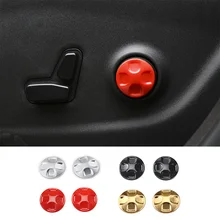 SHINEKA Car Styling Seats Waist Adjust Button Trim Cover Kits for Jeep Cherokee 14-16/ for Grand Cherokee/for Dodge Journey