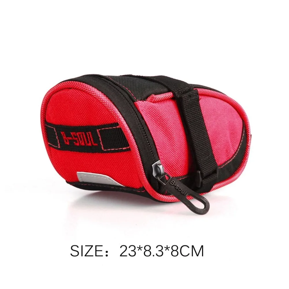 B-SOUL, портативная Водонепроницаемая велосипедная седельная сумка, велосипедная сумка для сидения, велосипедная сумка для хвоста, задняя Сумка для велоспорта, маленькая велосипедная сумка