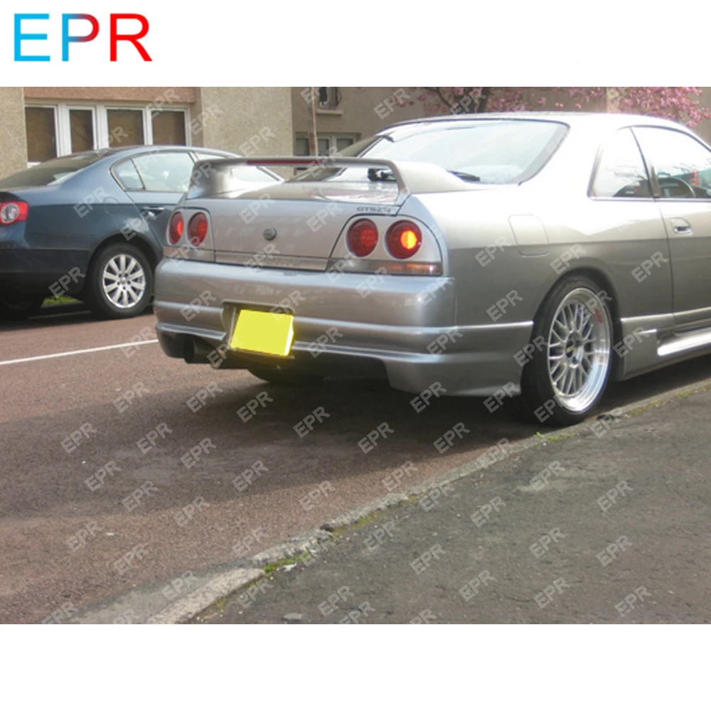 Для Nissan Skyline R33 Стекло волокно задний Набор для бампера, кузова тюнинг часть для GTR R33 GTR волокна Стекло GTST пробный задний бампер