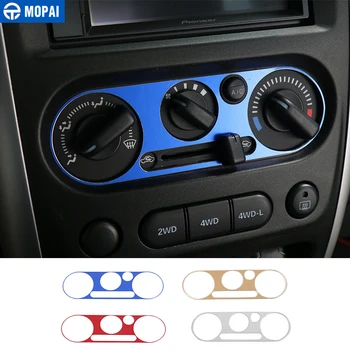 

MOPAI Aluminium Car Interior Air Conditioning Button Switch Panel Decoration Cover Trim For Suzuki Jimny 2007 Up Car Styling