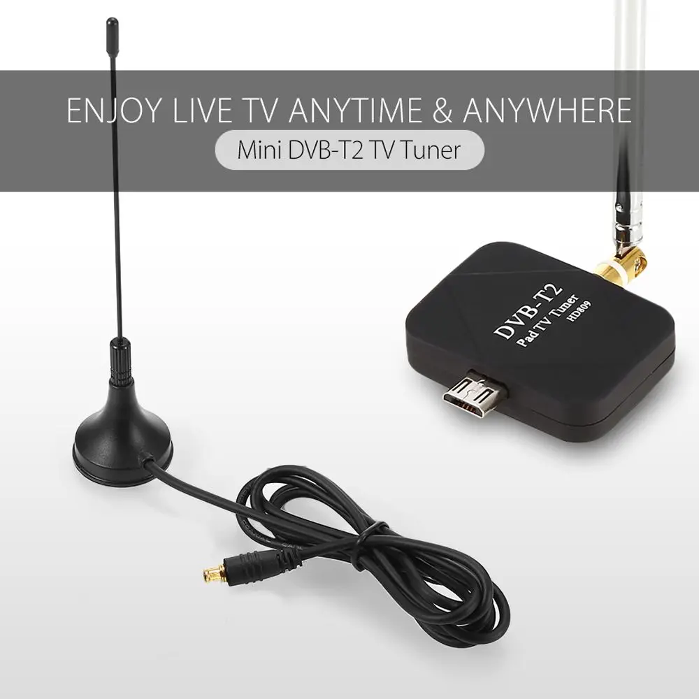 Портативный USB DVB T/T2 ТВ тюнер Палка ключ приемник для Android смартфона|Спутниковое