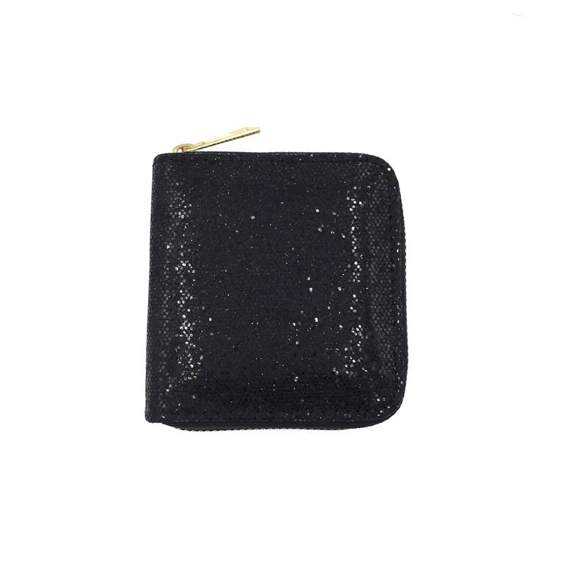KANDRA New Women's Wallet Small Gold Glitter Short Wallet Women Sequined Bank Credit Card Bolder Woman's Gift Wholesale KANDRA New Women's Wallet Small Gold Glitter Short Wallet Women Sequined Bank Credit Card Bolder Woman's Gift Wholesale