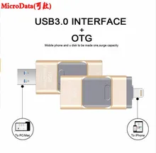 USB 3.0 Disk 16GB 32GB 64GB 128GB iOS Flash Drive For iPhone iPad iPod Android Storage Pendrive OTG Memory Mini USB Flash Drive