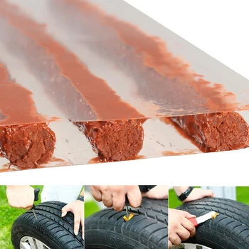 

Car Tubeless Puncture Tire Repair Strip Auto Motorcycle Tubeless Tire Tyre Puncture Plug Seal Repair Tool Kit 10/20 Pcs