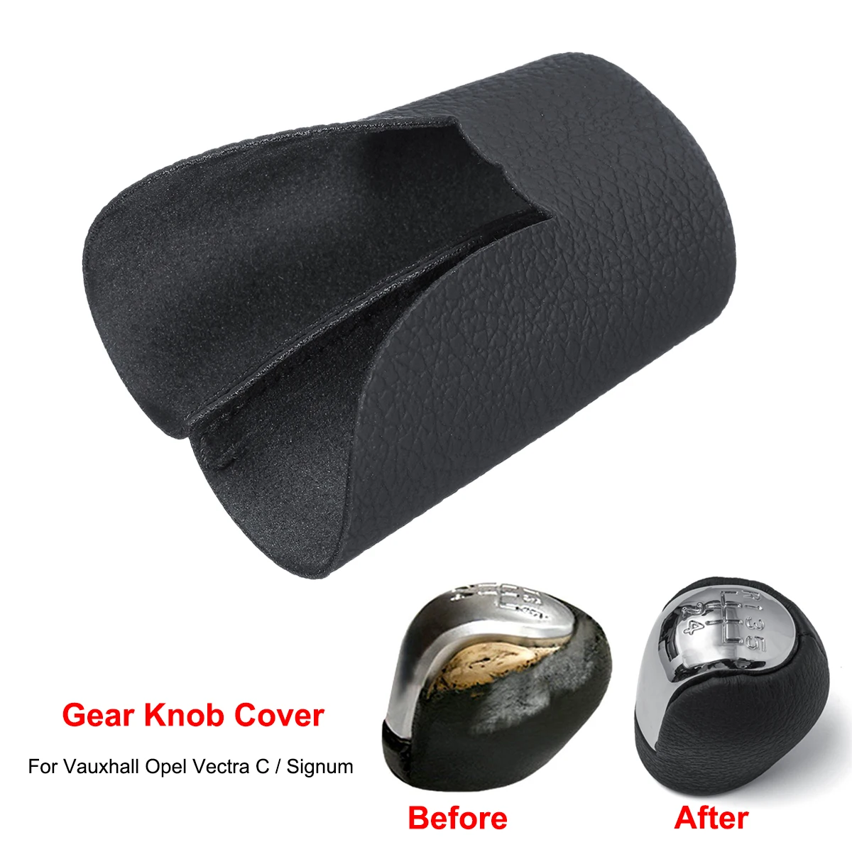 

Car Gear Shift Knob Shifter Knob Head Cover For VAUXHALL/OPEL VECTRA C Signum 2002-2005