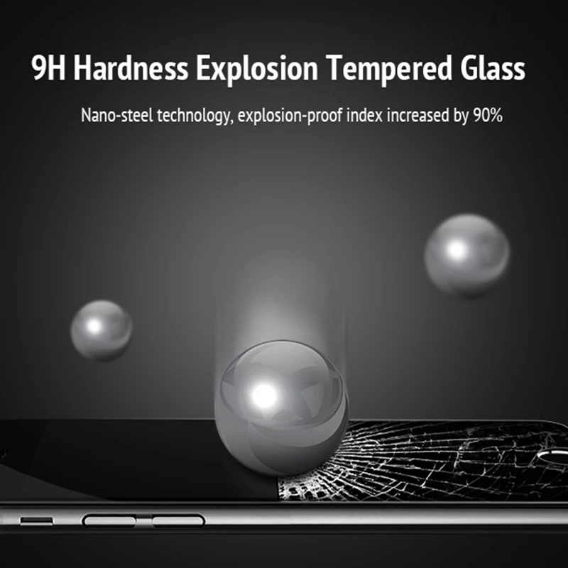 Нано закаленное стекло для iphone XR X XS MAX 7 8 6 6s Plus 5 5s 5C SE 4 4s передняя защита экрана с