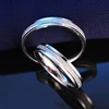 1PCS 925 Silver Rings for Men Women 100% Real 925 Sterling Silver Top Quality Frosted Flakes Ring Couple Jewelry Finger Ring ► Photo 3/6